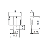 �������������� ������������� TESLA MIDI FT (1A, 2A, 3A, 4A, 5A, 7.5A, 10A, 20A, 25A, 30A, 35A, 40A), 1 ��.