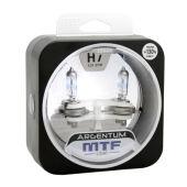 Автомобильные галогенные лампы MTF light Argentum +130% 3300K H7