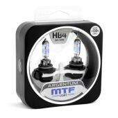 Автомобильные галогенные лампы MTF light Argentum +130% 3300K HB4(9006)