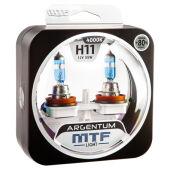 Галогенные лампы MTF light Argentum +80% 4000K H11